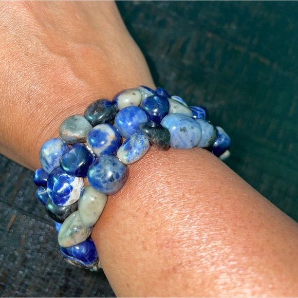 Sodalite Bracelets (Set of 3) - Picture 1 of 1